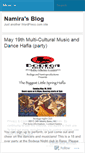 Mobile Screenshot of namiradance.wordpress.com