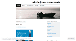 Desktop Screenshot of nicolemjones.wordpress.com