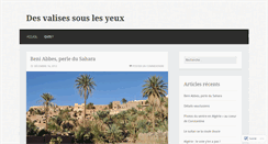 Desktop Screenshot of desvalisessouslesyeux.wordpress.com