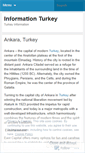 Mobile Screenshot of informationturkey.wordpress.com