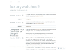 Tablet Screenshot of luxurywatches9.wordpress.com