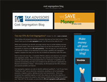 Tablet Screenshot of costsegteam.wordpress.com