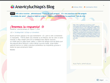 Tablet Screenshot of anavicyluchiaps.wordpress.com