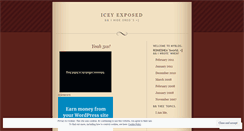 Desktop Screenshot of iceybaby.wordpress.com