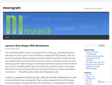 Tablet Screenshot of neurogram.wordpress.com