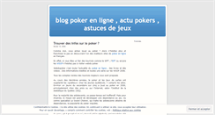 Desktop Screenshot of pokers.wordpress.com