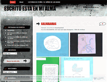 Tablet Screenshot of escritoestaenmialma.wordpress.com