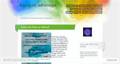 Desktop Screenshot of energeticadvantage.wordpress.com