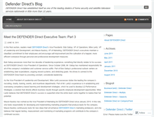 Tablet Screenshot of defenderdirect.wordpress.com