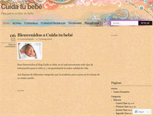 Tablet Screenshot of cuidatubebe.wordpress.com