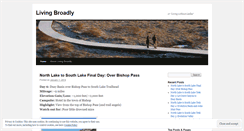 Desktop Screenshot of livingbroadly.wordpress.com