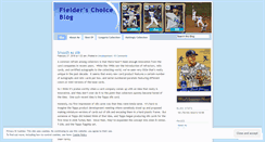 Desktop Screenshot of fielderschoice.wordpress.com