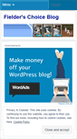 Mobile Screenshot of fielderschoice.wordpress.com