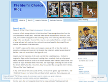 Tablet Screenshot of fielderschoice.wordpress.com