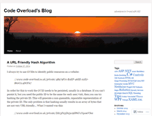 Tablet Screenshot of codeoverload.wordpress.com