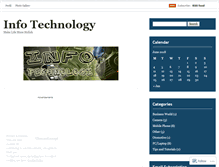 Tablet Screenshot of infotechnologi.wordpress.com