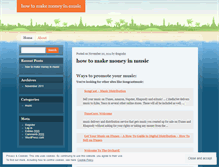 Tablet Screenshot of howtomakemoneyinmusic.wordpress.com