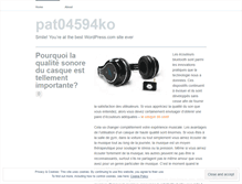 Tablet Screenshot of pat04594ko.wordpress.com