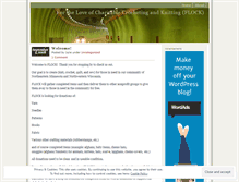 Tablet Screenshot of flock2008.wordpress.com