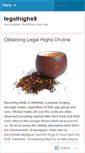 Mobile Screenshot of legalhighs9.wordpress.com