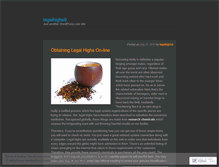 Tablet Screenshot of legalhighs9.wordpress.com