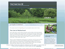 Tablet Screenshot of firstfruitsfarmne.wordpress.com