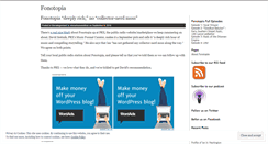 Desktop Screenshot of fonotopiaradio.wordpress.com