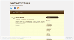 Desktop Screenshot of mattboutte.wordpress.com