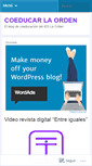Mobile Screenshot of coeducarlaorden.wordpress.com