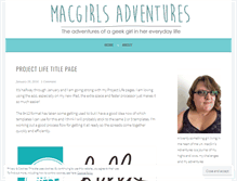 Tablet Screenshot of macgirlsadventures.wordpress.com