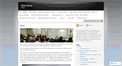 Desktop Screenshot of chrisgorse.wordpress.com