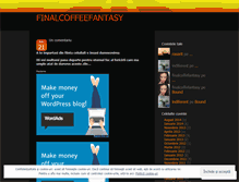 Tablet Screenshot of finalcoffeefantasy.wordpress.com