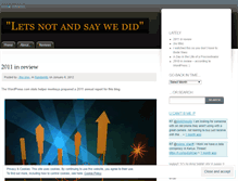 Tablet Screenshot of letsnotnsaywedid.wordpress.com
