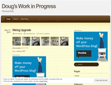 Tablet Screenshot of dougsworkblog.wordpress.com