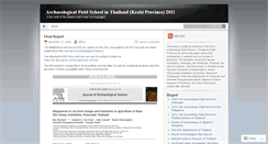 Desktop Screenshot of afst11.wordpress.com