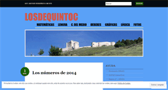 Desktop Screenshot of losdequintoc.wordpress.com