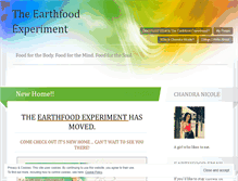 Tablet Screenshot of earthfoodexperiment.wordpress.com