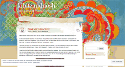 Desktop Screenshot of kibitzandnosh.wordpress.com