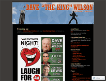 Tablet Screenshot of davethekingwilson.wordpress.com