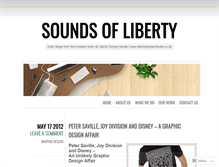 Tablet Screenshot of libertydesignmedia.wordpress.com