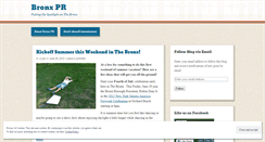 Desktop Screenshot of bronxpr.wordpress.com