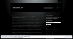 Desktop Screenshot of howbusinesswork.wordpress.com