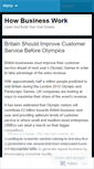 Mobile Screenshot of howbusinesswork.wordpress.com