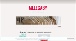 Desktop Screenshot of mllegaby.wordpress.com