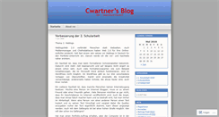 Desktop Screenshot of cwartner.wordpress.com