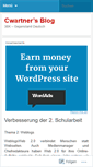 Mobile Screenshot of cwartner.wordpress.com