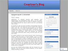 Tablet Screenshot of cwartner.wordpress.com