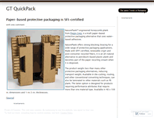 Tablet Screenshot of gtquickpack.wordpress.com
