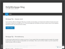 Tablet Screenshot of helpmortgage.wordpress.com