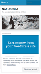 Mobile Screenshot of notuntitled.wordpress.com